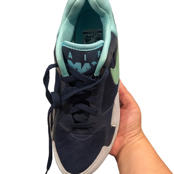 2015 Nike Air Max ST Women’s Sz 8 705003-400 Mid Nvy/Td Bl/Wlf Grey/Blk - Picture 5 of 10